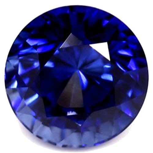 1.68 carat BLUE Round Safyras (1)