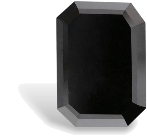 1.25 carat Fancy Black-VVS2 Natūralus Emerald Deimantas (1)