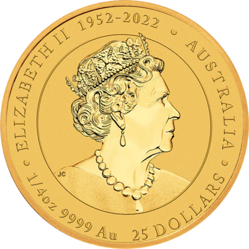 1/4 oz Year of the Dragon 2024 (Lunar III) Australia Gold Coin (2)