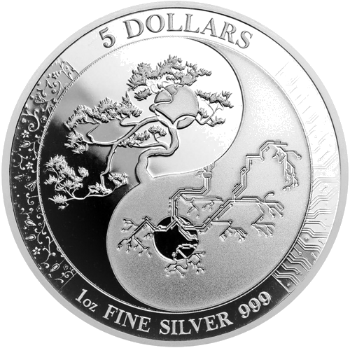 1 oz Equilibrium 2018 Tokelau sudraba monēta (1)