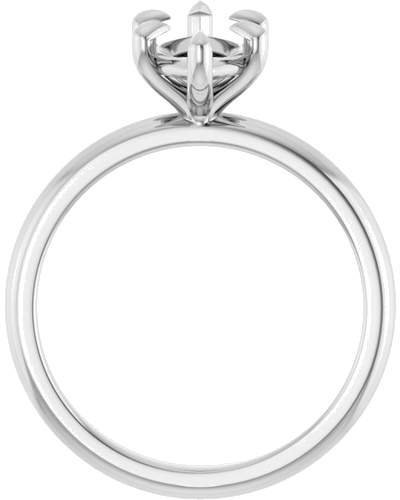 Sužadėtuvių Žiedas „Solitaire“ 585 Baltojo Aukso Marquise 12mm x 6mm (2)