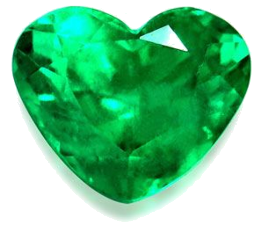 2.26 carat GREEN Heart Smaragdas (1)