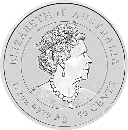1/2 oz Tīģera gads 2022 (Lunārs III) Austrālija Sudraba monēta (2)
