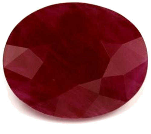 7.34 carat RED Oval Rubinas (1)