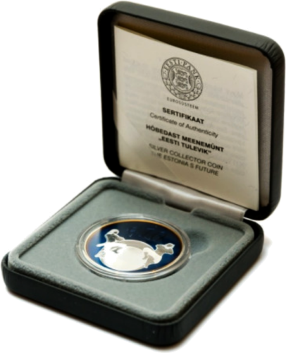 2011 Estonia Introduction of the Euro 10 euro silver coin (3)