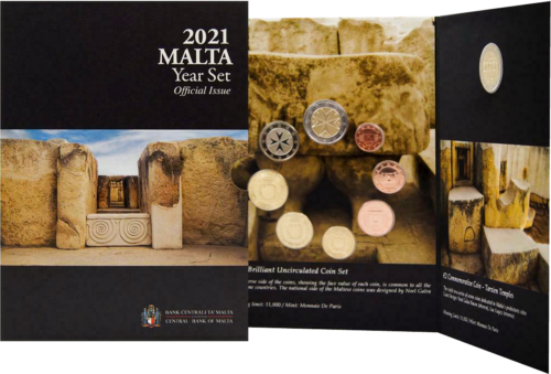 2021 Malta Euro monetų BU rinkinys (2)