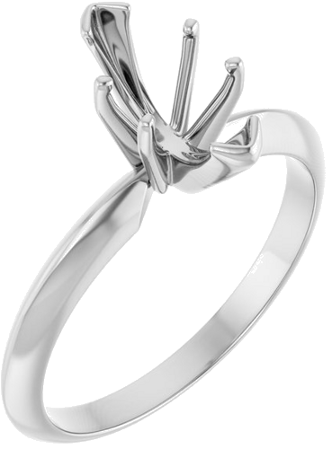 Sužadėtuvių Žiedas „V-End Light Solitaire“ 585 Baltojo Aukso Marquise 10mm x 5mm (1)