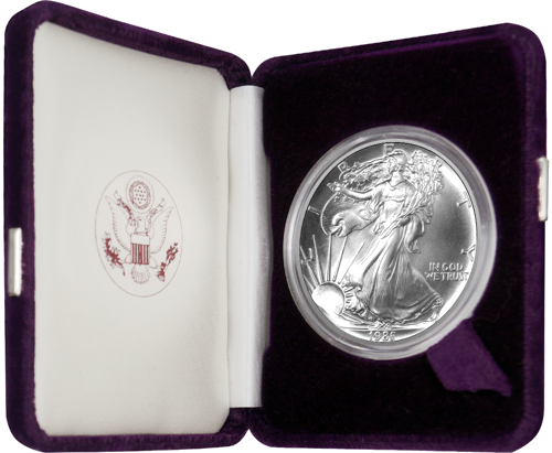 1 oz American Eagle USA Silver coin (Mix year) (2)