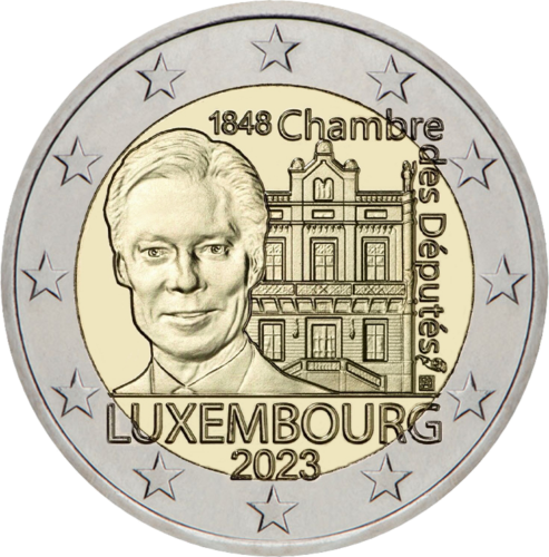 2023 Luxembourg Chamber of Deputies 2 euro coin (1)