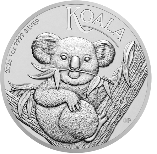 1 oz Koala 2026 Austrālijas sudraba monēta (1)