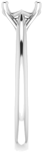Sužadėtuvių Žiedas „Solitaire“ 585 Baltojo Aukso Round 7mm (4)