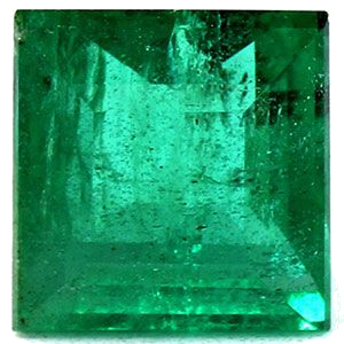 2.11 carat GREEN Square Smaragdas (1)