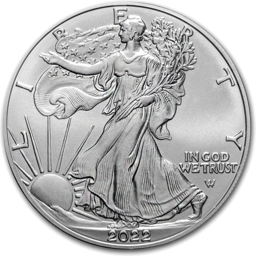1 унция Сребърна монета American Eagle 2022 (1)