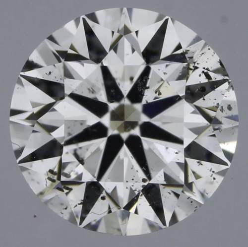 0.46 carat E-SI2 Excellent cut Natūralus Round Deimantas (1)
