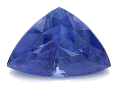 2.48 carat BLUE BRILLIANTSTEP cut Triangular Safyras (1)