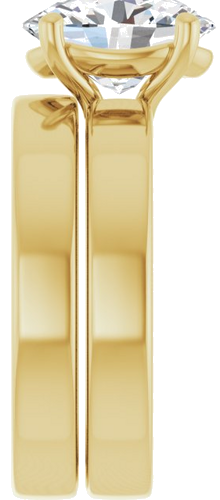 Sužadėtuvių Žiedas „Solitaire“ 585 Geltonojo Aukso Oval 10mm x 8mm (9)