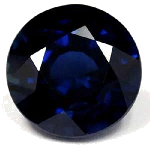 2.3 carat BLUE Round Safyras (1)