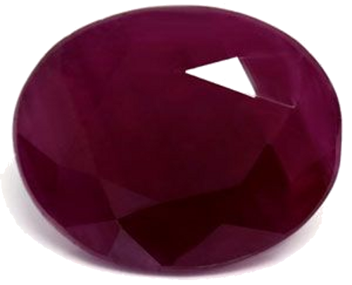 9.17 carat RED Oval Rubinas (1)