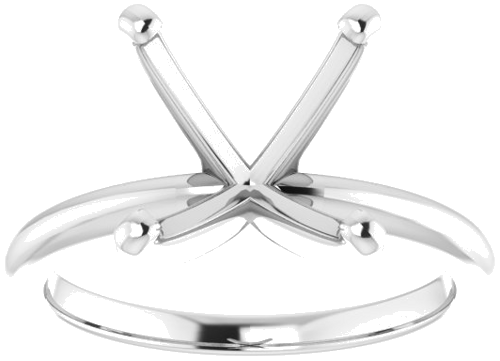 Sužadėtuvių Žiedas „Solitaire“ 585 Baltojo Aukso Round 11mm (3)