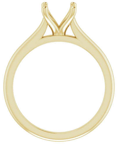 Sužadėtuvių Žiedas „Solitaire“ 585 Geltonojo Aukso Round 7mm (2)