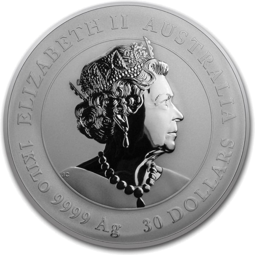 1 кг Год Крысы 2020 (Lunar III) Австралия серебряная монета (3)