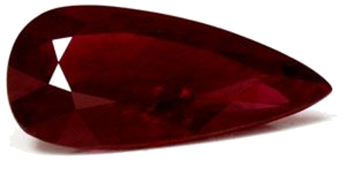 4.18 carat RED Pear Rubinas (1)