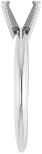 Sužadėtuvių Žiedas „Solitaire“ 585 Baltojo Aukso Round 6.5mm (4)