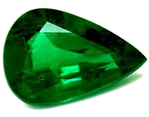 3.31 carat GREEN Pear Smaragdas (1)