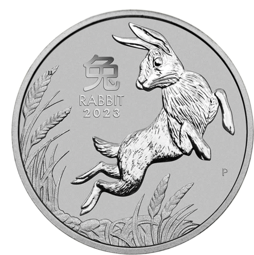 1 oz Kiškio metai 2023 (Lunar III) Australija platininė moneta (1)