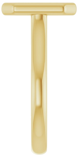 14K Yellow  10x8 mm Emerald Solitaire Engagement Ring Mounting (4)