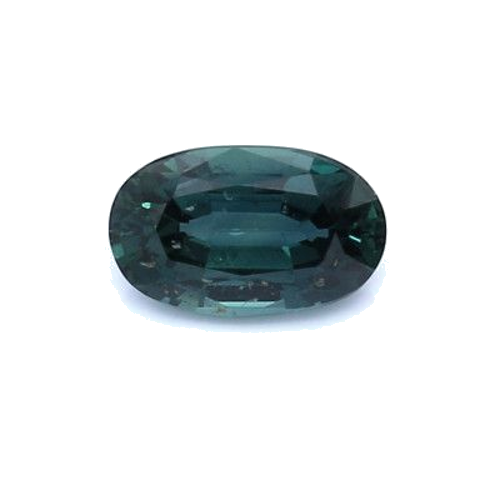 1.07 carat BLUE BRILLIANTSTEP cut Oval Safyras (1)