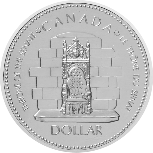 1 dolārs Kanāda Elizabete II sudraba monēta (1)