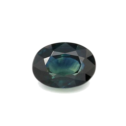 1.22 carat BLUE BRILLIANTSTEP cut Oval Safyras (1)