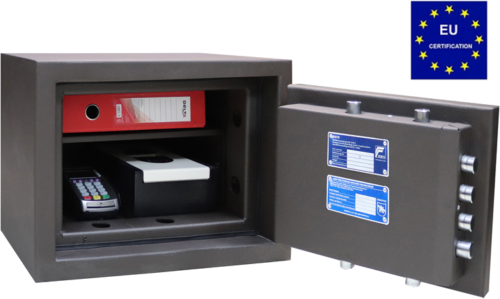 Burglar-proof and fireproof safe Class I with e-lock CLE III.37.E (160 kg) (2)