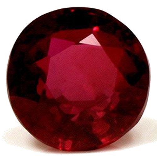 0.87 carat RED Round Rubinas (1)