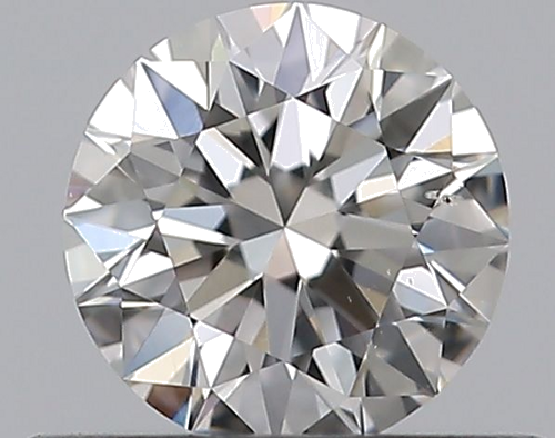 0.38 carat F-SI1 Excellent cut Natūralus Round Deimantas (1)