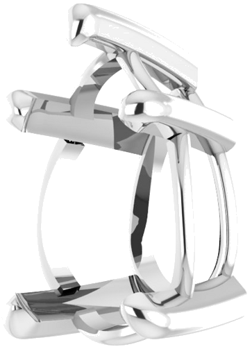 14K White 10x7 mm Pear Solitaire Slide Pendant Mounting (2)