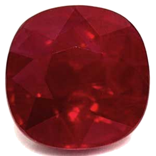 1.21 carat RED Cushion Rubinas (1)