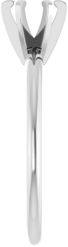 Sužadėtuvių Žiedas „Solitaire“ 585 Baltojo Aukso Round 5.1mm (4)