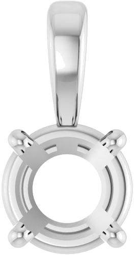Pakabukas „Solitaire“ 925 Sidabro Round 5mm (1)