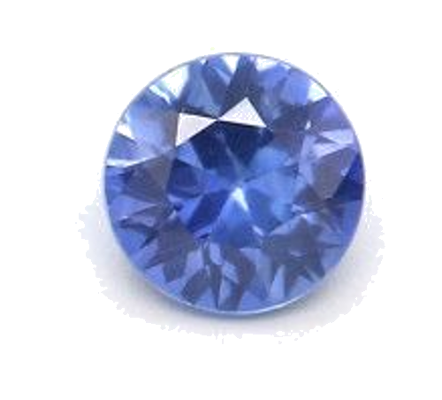 0.28 carat BLUE BRILLIANT cut Round Safyras (1)