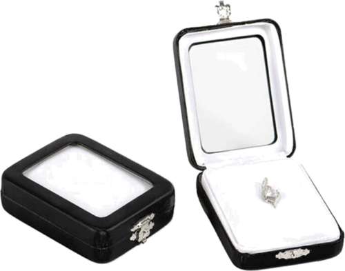 Gemstone storage box with transparent cover (2)