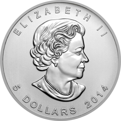 1 oz Pilkasis Erelis Kanada 2014 Sidabrinė moneta (2)