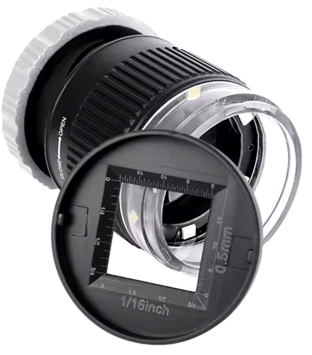 Padidinimo stiklas su perforacija 30x (2)