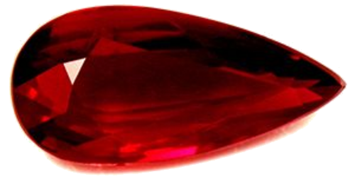 2.03 carat RED Pear Rubinas (1)