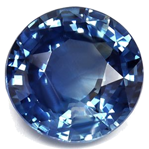 2.6 carat BLUE Round Safyras (1)