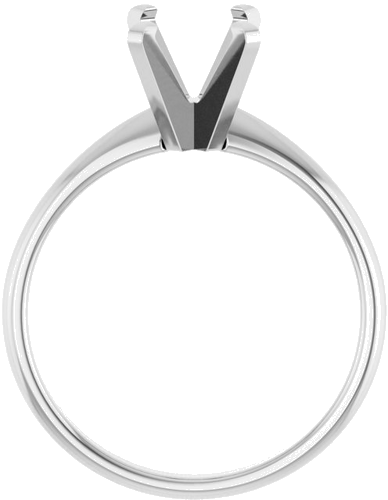 Sužadėtuvių Žiedas „Solitaire“ 585 Baltojo Aukso Oval 9mm x 7mm (2)