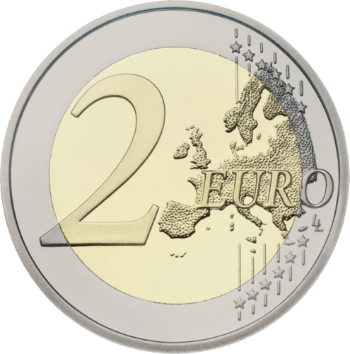 2022 Литва Монета от 2 евро 35 години Еразъм (2)