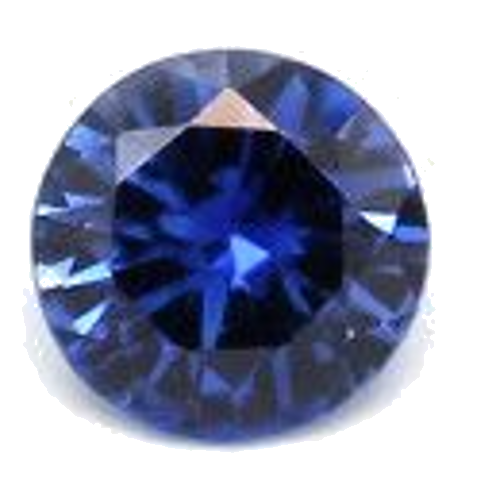 0.14 carat BLUE BRILLIANT cut Round Safyras (1)
