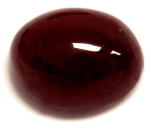 6.59 carat RED CABOCHON cut Oval Rubinas (1)